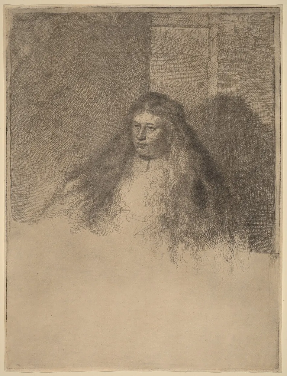 The Great Jewish Bride by Rembrandt van Rijn