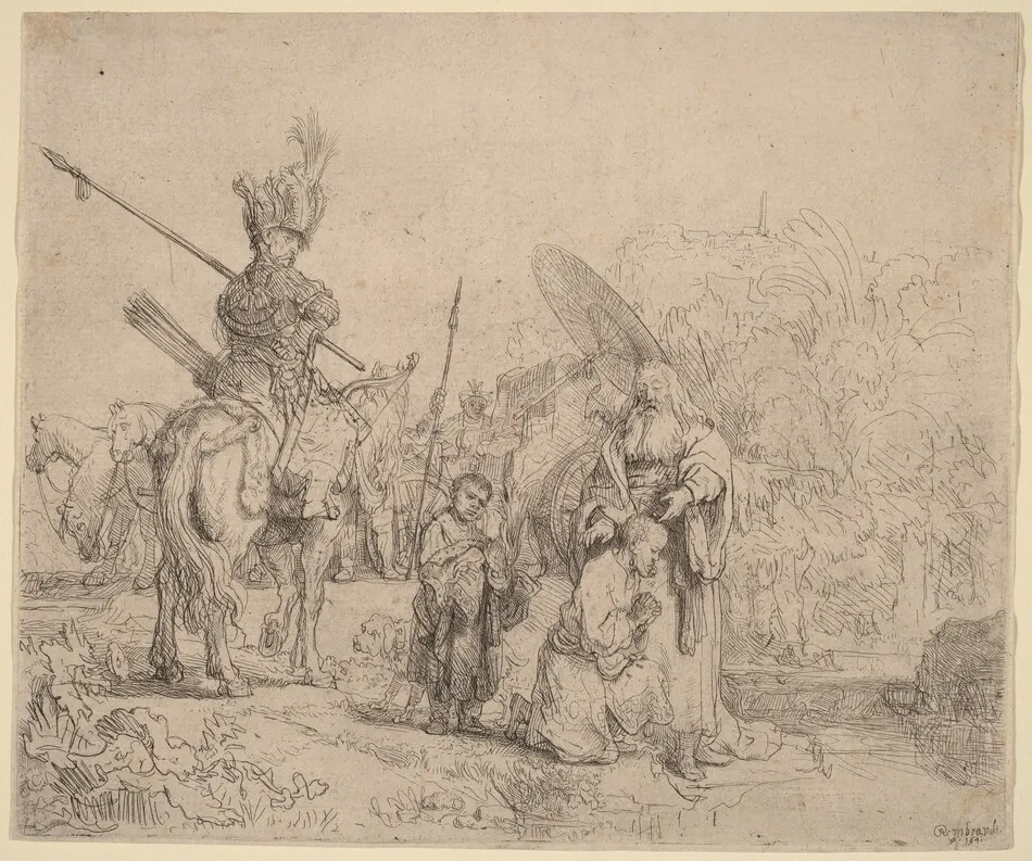 The Baptism of the Eunuch by Rembrandt van Rijn