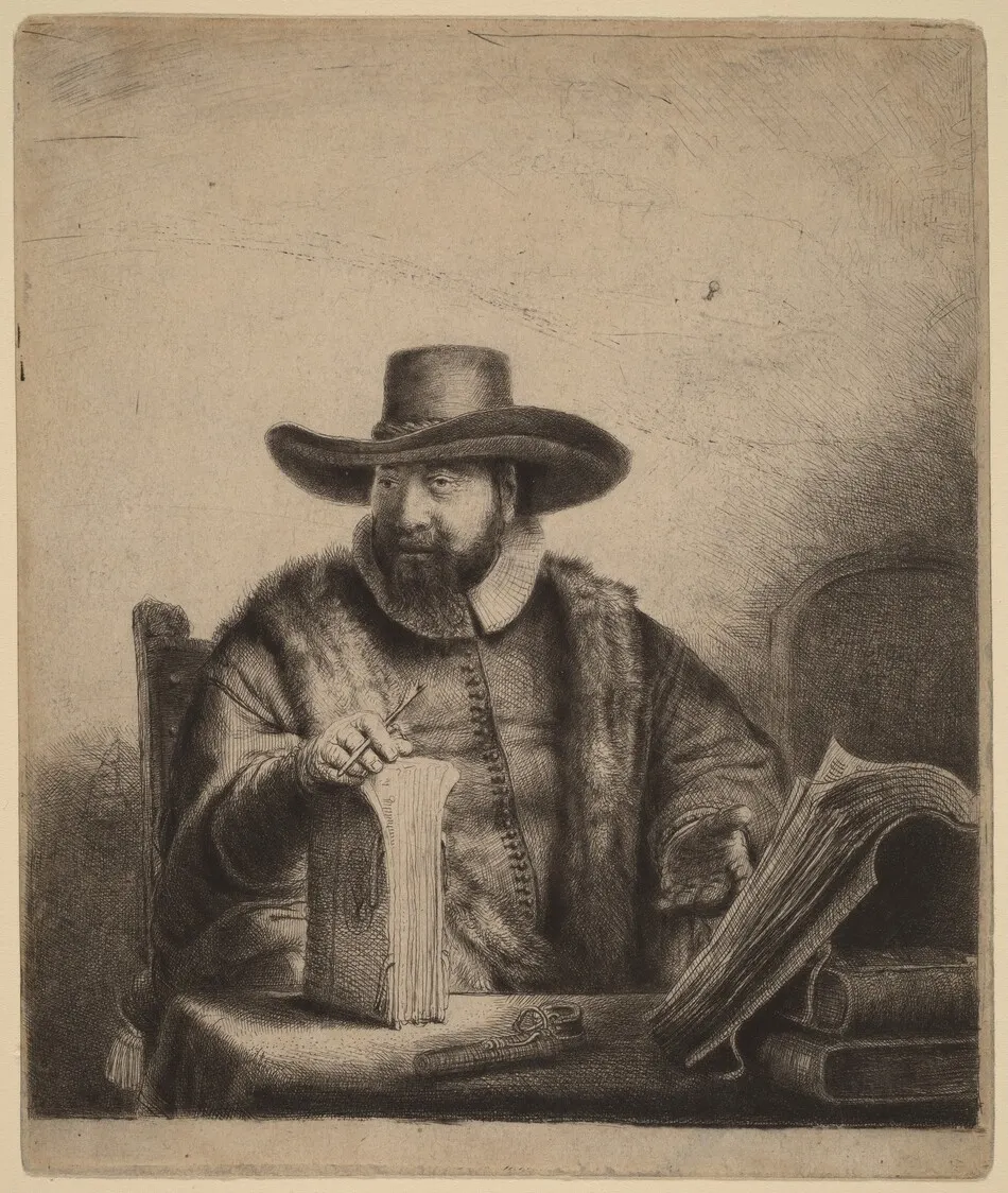 Cornelis Claesz Anslo by Rembrandt van Rijn