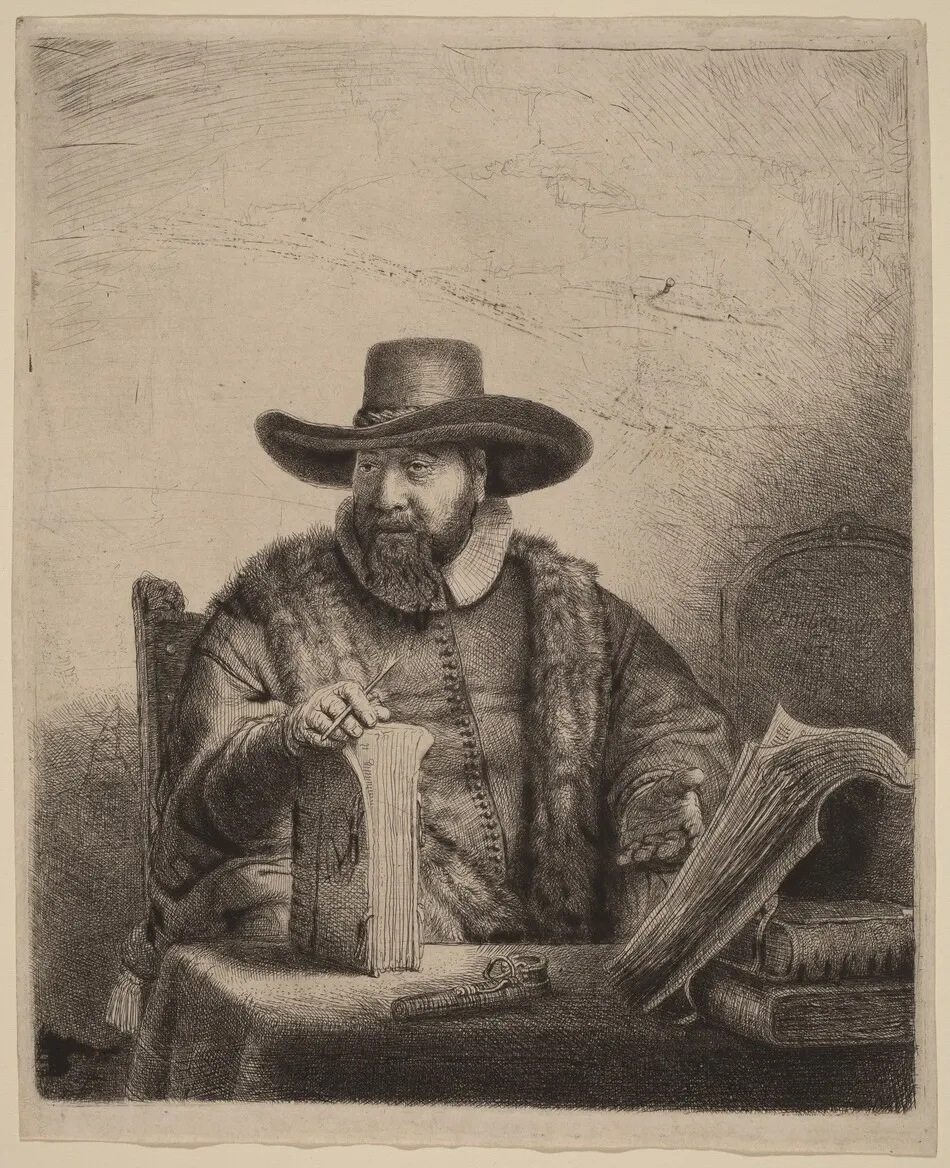 Cornelis Claesz Anslo by Rembrandt van Rijn