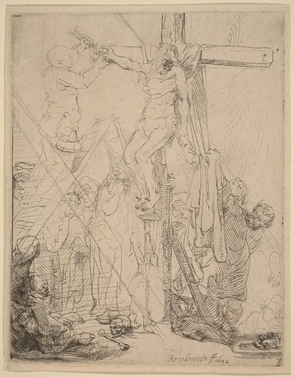 The Descent from the Cross: a Sketch by Rembrandt van Rijn