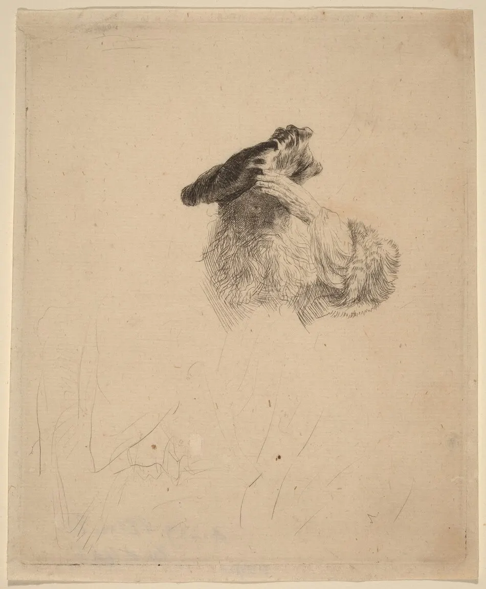 Old Man Shading His Eyes with His Hand by Rembrandt van Rijn