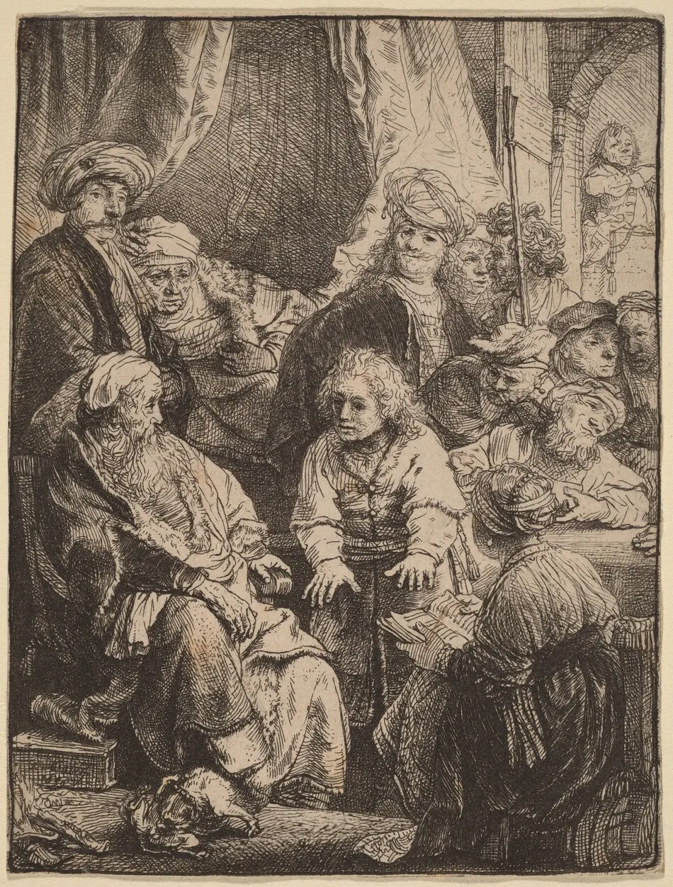 Joseph Telling His Dreams by Rembrandt van Rijn